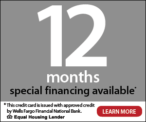 12 Month Special Financing Availible